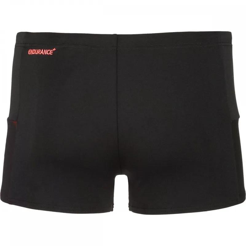 Speedo Men's Mesh Panel Aquashort - Black/Red 30-1